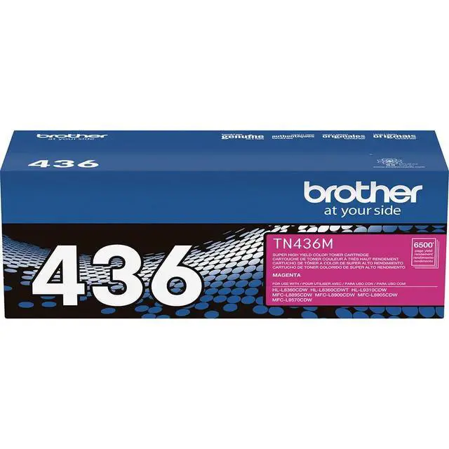 Alt view image 3 of 7 - Genuine TN436M Super High Yield Magenta Toner Cartridge, Up to 6,500 Pages, Bundle with Deco Essentials Printer eBook for HL-L8360CDW, HL-L9310CDW, MFC-L8900CDW, MFC-L9570CDW