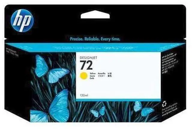 Main image of Genuine OEM C9373A (72) 72 Yellow Inkjet Cartridge (130ML)