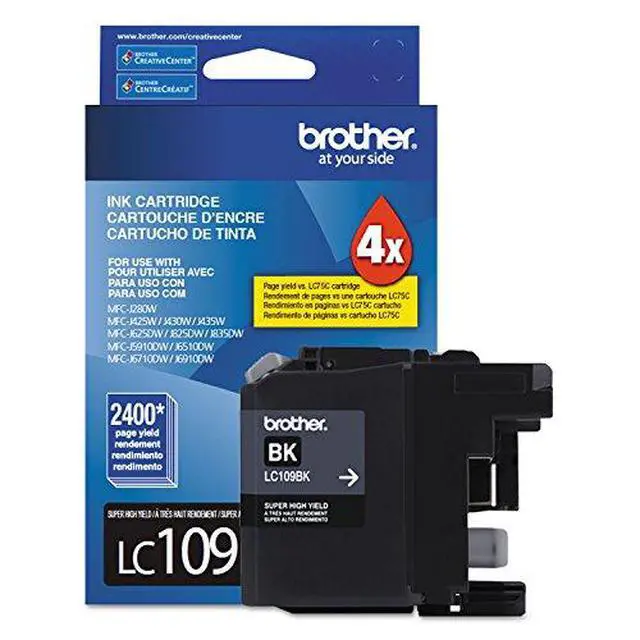 Alt view image 2 of 5 - Printer Ultra High Yield Inkjet Cartridge - Black (LC109BK)