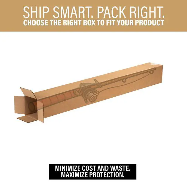 Alt view image 3 of 3 - Bundle Of 25 Basic Corrugated Shipping Boxes (4 x 4 x 36")
