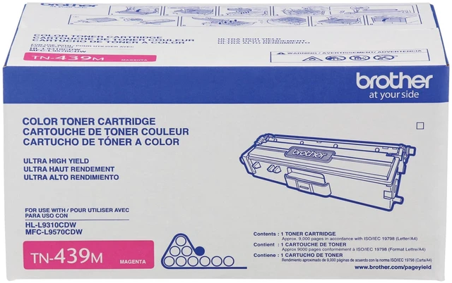 Main image of TN-439M HL-L9310 MFC-L9570 Toner Cartridge (Magenta) in Retail Packaging