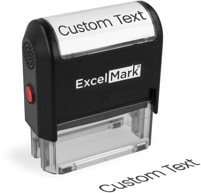 Main image of Custom One Line Stamp - Name Stamps Self Inking Personalized (Large)