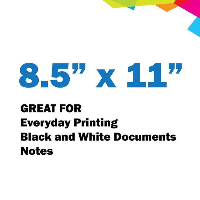 Alt view image 6 of 7 - Printer Paper, 20 lb Copy Paper, 8.5 x 11-1 Ream (500 Sheets) - 92 Bright, Made in the USA
