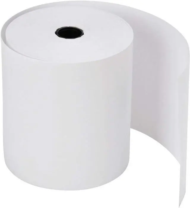 Main image of 3-1/8" (80mm) X 230' (3"dia) Cash Register Thermal Paper Case of 50 Rolls POS