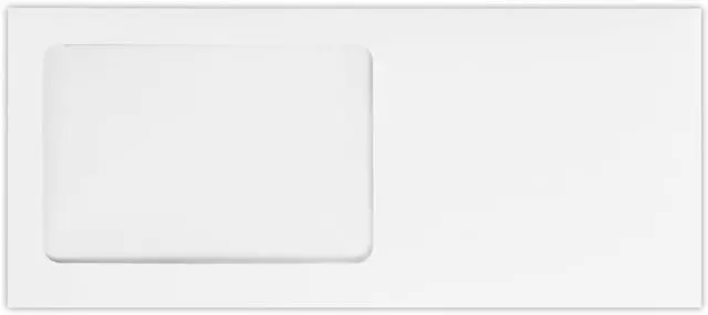 Main image of #10 All Purpose Window Envelopes | Peel & Press | 4 1/8" x 9 1/2" | White Wove | 28lb. Text | 1,000 Qty
