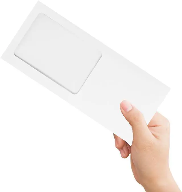 Alt view image 4 of 5 - #10 All Purpose Window Envelopes | Peel & Press | 4 1/8" x 9 1/2" | White Wove | 28lb. Text | 1,000 Qty
