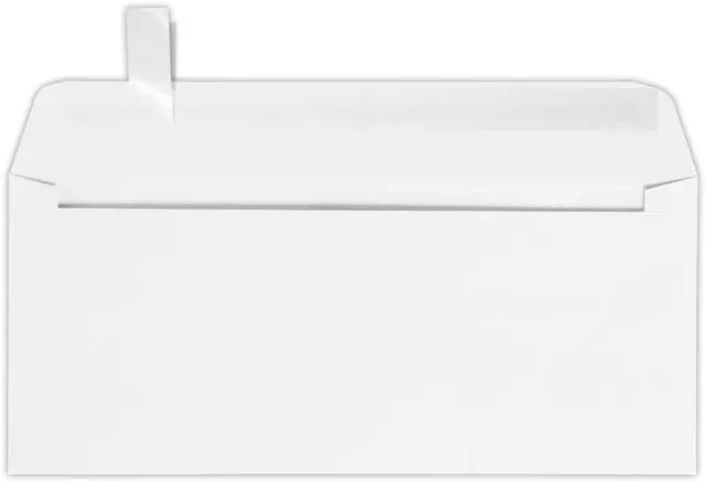 Alt view image 2 of 5 - #10 All Purpose Window Envelopes | Peel & Press | 4 1/8" x 9 1/2" | White Wove | 28lb. Text | 1,000 Qty