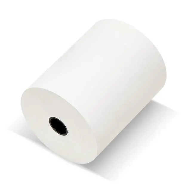 Alt view image 5 of 7 - 3-1/8" (80mm) X 230' (3"dia) Cash Register Thermal Paper Case of 50 Rolls POS