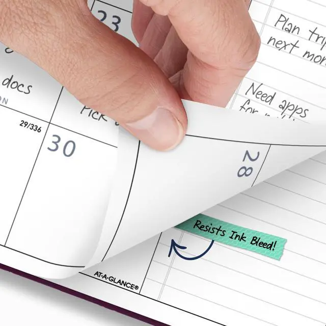 Alt view image 3 of 7 - 2027 Planner, Monthly, 9" x 11", Contemporary, Purple (70250X1427)