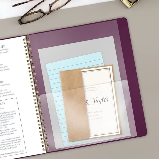 Alt view image 6 of 7 - 2027 Planner, Monthly, 9" x 11", Contemporary, Purple (70250X1427)