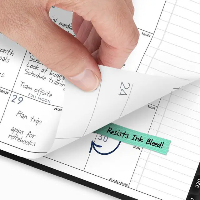 Alt view image 3 of 7 - 2027 Planner, Monthly, 7" x 8.75", Contemporary, Black (70120X0527)