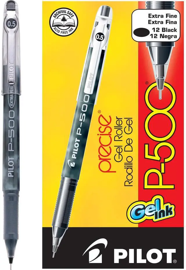 Main image of Precise P-700 Gel Ink Rolling Ball, Black Ink Pens, 12 Count