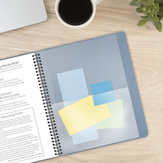 Alt view image 5 of 7 - 2026 Planner, Monthly, 9 x 11, Large, Contemporary, Drizzle (70250X2026)