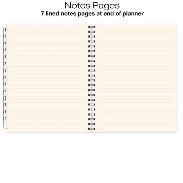 Alt view image 5 of 7 - ESSENTIAL 2026-2027 Monthly & Weekly Planner with Tabs, 8.5"x11": 14 Months (May 2026 - June 2027), Professional, Simple, Easy-to-Use Design and Frosted Poly Cover for Extra Protection (Frosted)