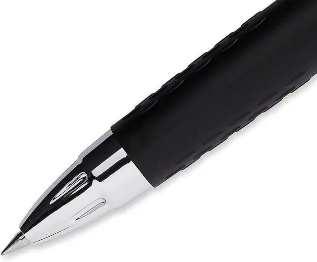 Alt view image 3 of 5 - Signo 207 Roller Ball Retractable Gel Pens, Micro Point (0.5mm), Black Blue And Red Ink, 8 Count