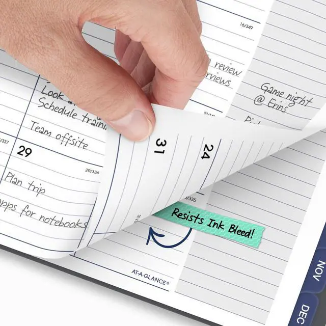 Alt view image 3 of 7 - 2027 Planner, Monthly, 8.5" x 11", Tabbed, DayMinder, Gray (GC4700727)