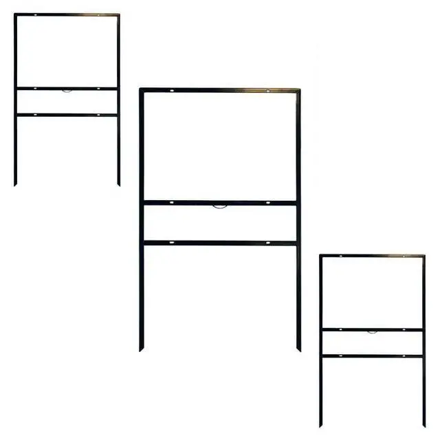Alt view image 2 of 5 - 3-Pack of Real Estate Sign Frames - Econo 24x18 - Holds 1 Rider