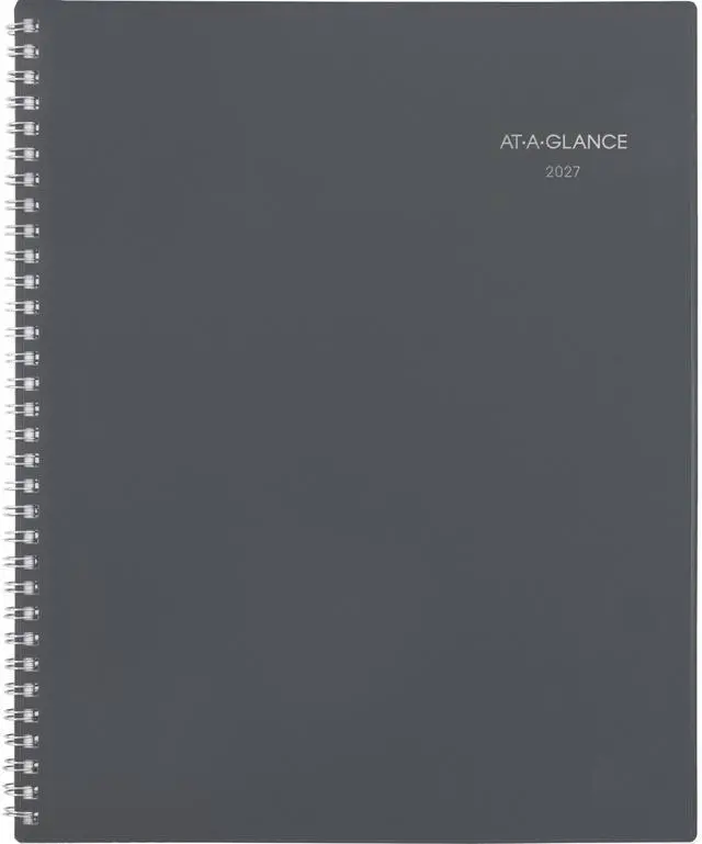 Alt view image 7 of 7 - 2027 Planner, Monthly, 8.5" x 11", Tabbed, DayMinder, Gray (GC4700727)