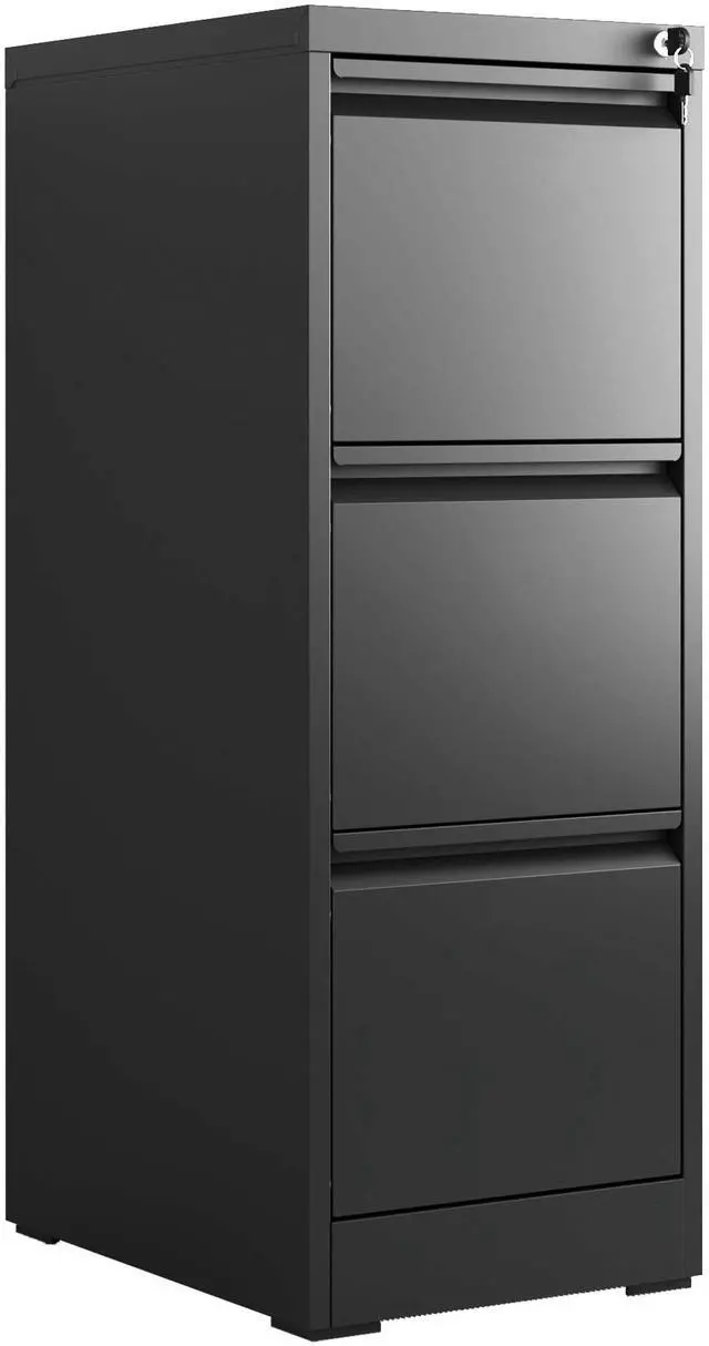 Main image of Metal File Cabinet with Drawer Heavy Duty Locking File Cabinets | Home Office Steel Filing Cabinet Vertical File Cabinets for Legal/Letter Size File,Assembly Required
