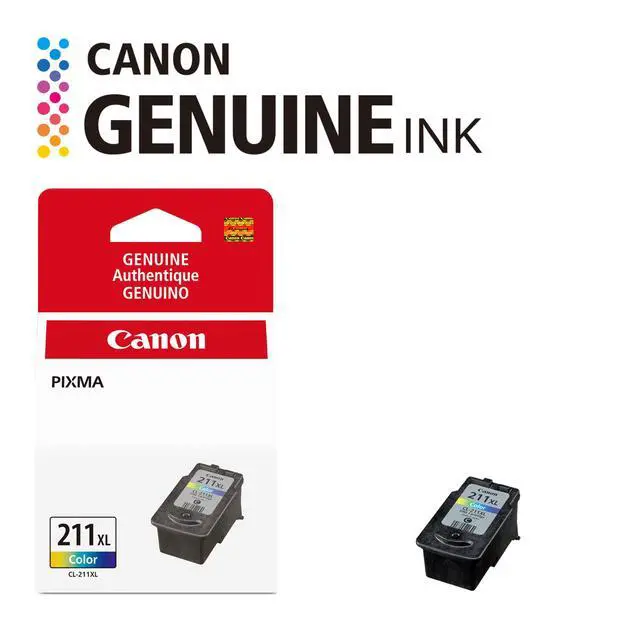 Alt view image 3 of 7 - CL-211 XL Genuine Color Ink Cartridge, Compatible with MX330, MP240/250/270/280/480/490/495, iP2702, MX340/350/320/410/420