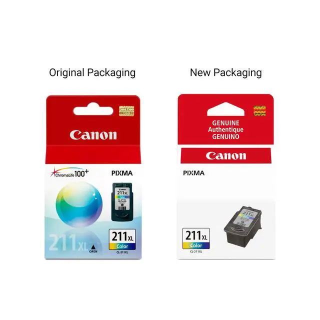Alt view image 4 of 7 - CL-211 XL Genuine Color Ink Cartridge, Compatible with MX330, MP240/250/270/280/480/490/495, iP2702, MX340/350/320/410/420