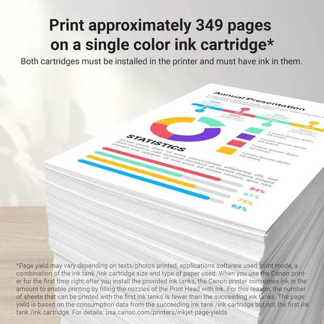 Alt view image 5 of 7 - CL-211 XL Genuine Color Ink Cartridge, Compatible with MX330, MP240/250/270/280/480/490/495, iP2702, MX340/350/320/410/420