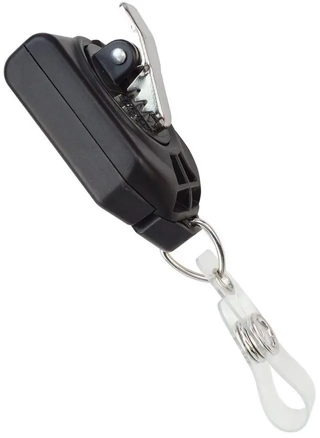 Alt view image 5 of 6 - Bulk 25 Pack - Custom Logo Retractable Badge Reel with Dome Label - Heavy Duty Personalized No Twist B-Reel with Swivel Alligator Clip for Nurses, Office, Security Workers by