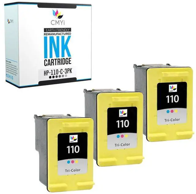 Main image of 110 Color Replacement Ink Cartridge for HP PhotoSmart A617, A618, A620, A622, A626, A627, A628, A630, A636, A637, A640, A646, A710, A712, A716, A717, A820, A826, A827, A828 Printer (3 Tricolor)