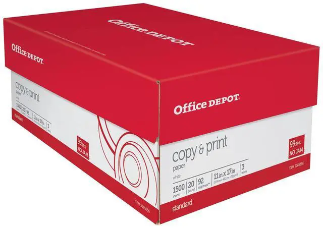 Main image of ® Copy And Print Paper, Ledger Size (11" x 17"), 92 Brightness, 20 Lb, Ream of 500 Sheets, Case of 3 Reams