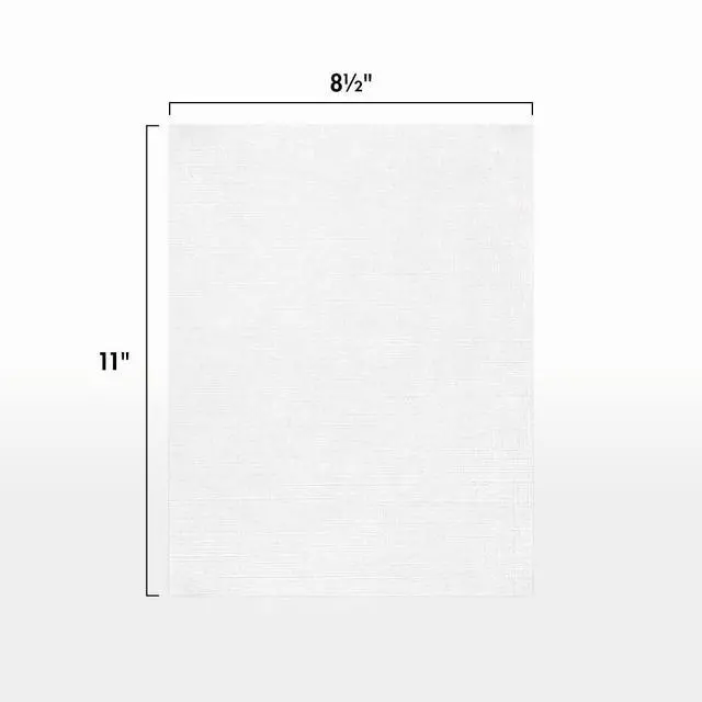 Alt view image 2 of 7 - 8.5" x 11" Paper | Letter Size | White Linen | 24lb. (60lb. Text) | 250 Qty