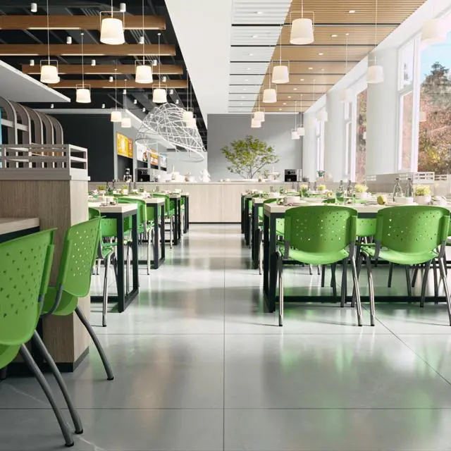 Alt view image 6 of 7 - HERCULES Series 880 lb. Capacity Green Plastic Stack Chair with Titanium Gray Powder Coated Frame | Powder Coated, 880 LBS. Weight Capacity
