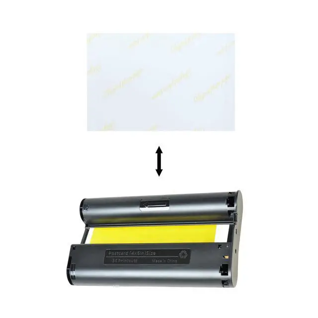Alt view image 3 of 7 - Compatible KP-108IN Ink Paper Set 4 Color Ink Cassettes and 432 Sheets 4 x 6 Paper Glossy for SELPHY CP1300 CP1200 CP1500 Wireless Compact Photo Printer-4 Pack