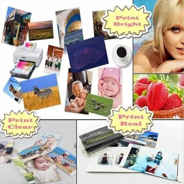 Alt view image 6 of 7 - Compatible KP-108IN Ink Paper Set 4 Color Ink Cassettes and 432 Sheets 4 x 6 Paper Glossy for SELPHY CP1300 CP1200 CP1500 Wireless Compact Photo Printer-4 Pack