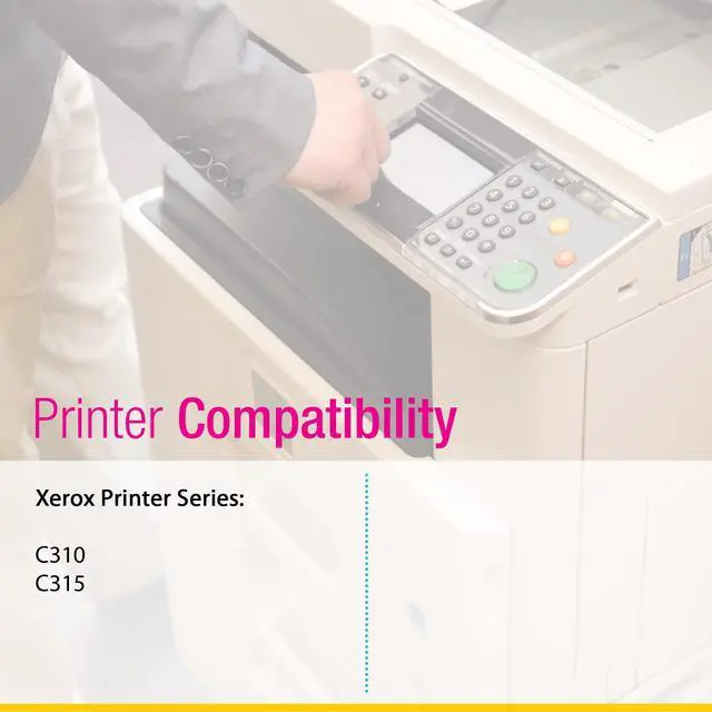 Alt view image 5 of 5 - CS Replacement Compatible with Xerox C310 Toner Cartridge 006R04364 to use | C315 (Black, 2-Pack)