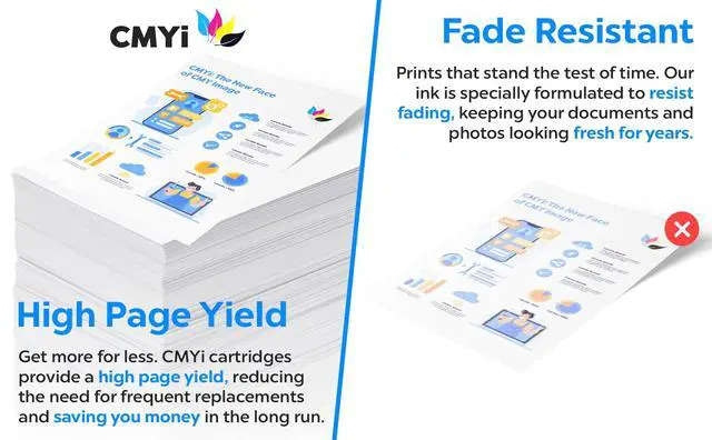 Alt view image 3 of 5 - 950XL 951XL Replacement Combo Pack Ink Cartridges for HP Officejet Pro 251dw, 276dw MFP, 8100, 8600, 8610, 8615, 8616, 8620, 8625, 8630, 8640 Printers (2 Black, 1 Cyan, 1 Magenta, 1 Yellow)