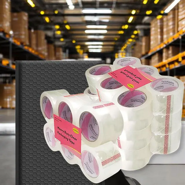 Alt view image 4 of 7 - 3 Inch Clear Packing Tape, 24 Rolls x 110 Yards Long Bulk Pack | Extra Wide, Heavy Duty, Strong Adhesive, For Moving, Mailing & Office Use