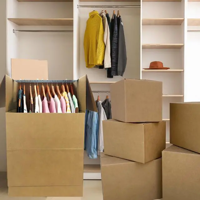 Alt view image 5 of 6 - Moving Box Kits, Wardrobe Moving Boxes Kit #2 | 2-3 Bedrooms, Small Spaces, Includes All Boxes & Supplies, Quick & Painless Move