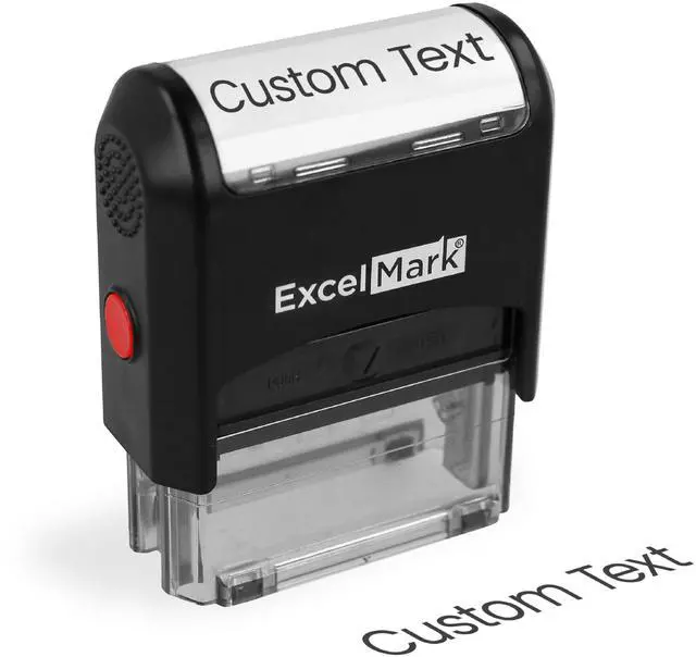 Main image of Custom One Line Stamp - Name Stamps Self Inking Personalized (Medium)