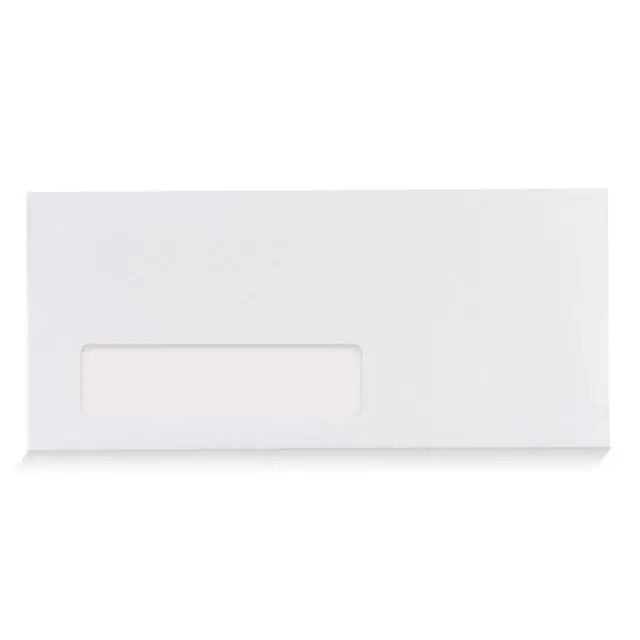 Alt view image 4 of 5 - #10 Single Left Window Envelopes -Gummed Closure -Size 4-1/8x9-1/2 Inches -24LB-1000 Count(35410-1000)