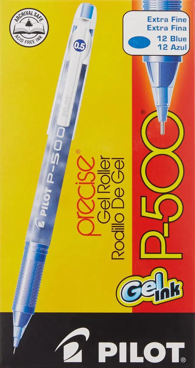 Alt view image 2 of 3 - Precise P-700 Gel Ink, Extra Fine Point 0.5mm, Blue Ink Pens, 12-Pack