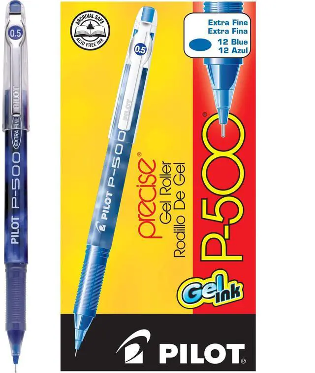 Main image of Precise P-700 Gel Ink, Extra Fine Point 0.5mm, Blue Ink Pens, 12-Pack