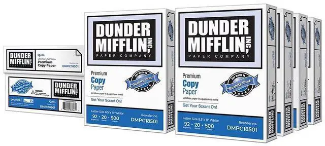 Main image of The Office Copy Paper, 8-1/2" x 11", 92 Bright, 20 LB, 8 Reams of 500 Sheets