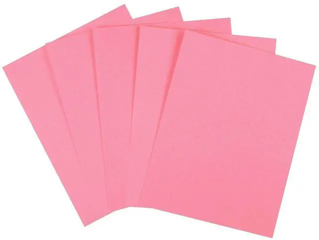 Main image of Brights Colored Paper 8 1/2-Inch x 11-Inch Pink Ream 500/Ream, For Office, School & Home | Vivid multipurpose paper for office, school & home printing and projects
