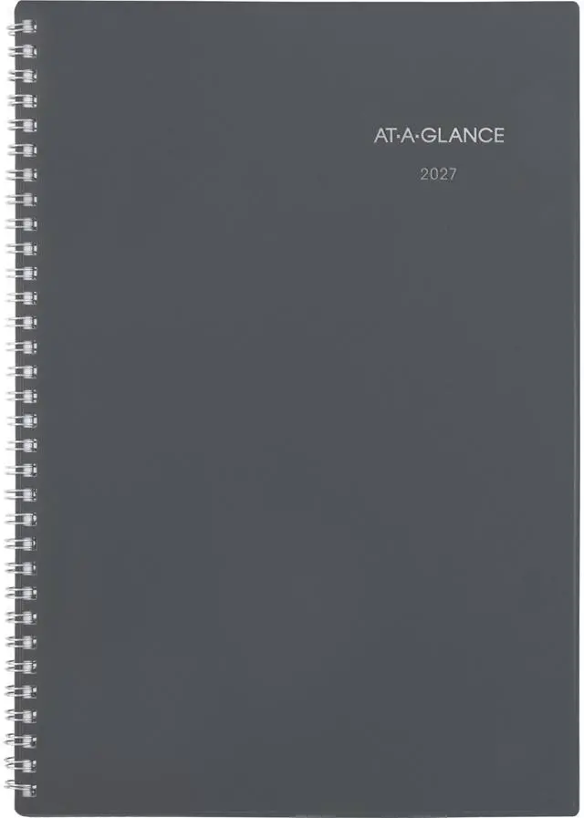 Alt view image 7 of 7 - 2027 Planner, Weekly & Monthly, 5" x 8", DayMinder, Gray (GC2000727)