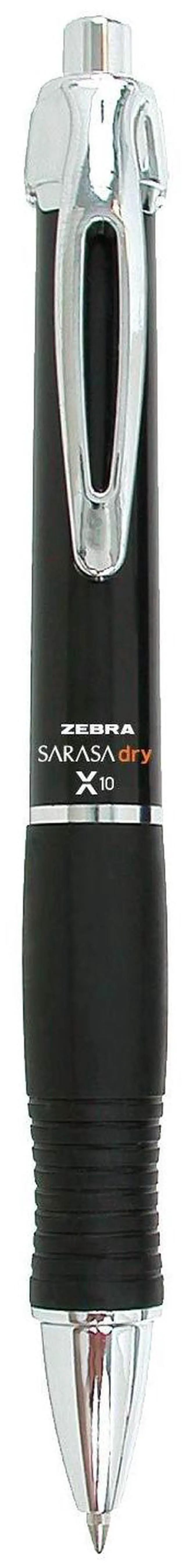 Alt view image 2 of 5 - SARASA X10 Retractable Gel Pen, Black Ink, 0.7mm, 12-Pack | Rapid-Dry Ink, Smooth, Smear-Resistant, Wide Barrel, Ideal for Left-Handed Writers, Note-Taking, Medium Point Tip (42610)