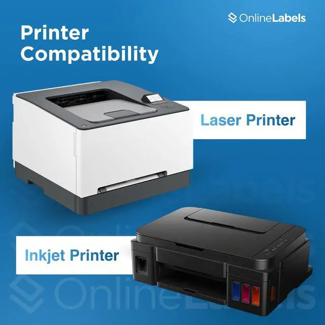 Alt view image 7 of 7 - 4 x 2 Rectangle Mailing Labels - Permanent, White Matte - Address, Shipping, Gift - Pack of 250 Labels, 25 Sheets - Inkjet/Laser Printers