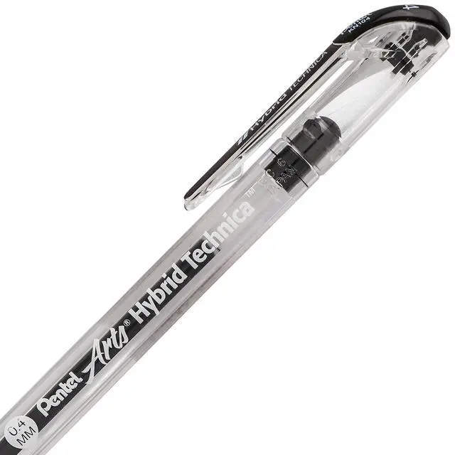 Alt view image 4 of 7 - Arts Hybrid Technica 0.4 mm Pen, Ultra Fine Point, Black Ink, 1 Pack (KN104BPA)