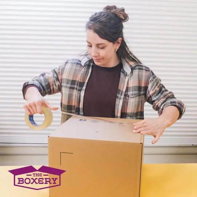 Alt view image 6 of 6 - 2" x 55 Yards Clear Packing Tape 6 Roll Carton Warehouse Grade Adhesive for Shipping, Moving & Packaging Standard Strength 1.85 Mil Box Sealing Tape