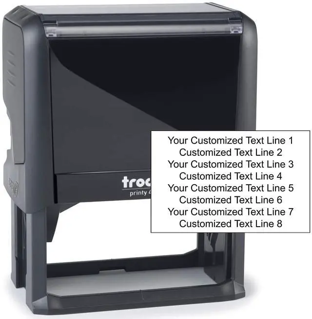 Main image of Trodat 4926 Return Address Stamp - Custom Text Stamp - Choose from Many Fonts & 15 Ink Colors!
