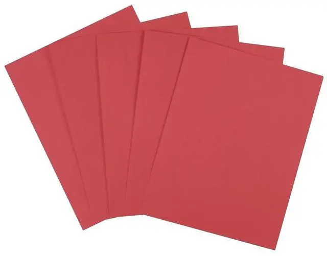 Main image of Brights Multipurpose Paper, 8.5x11 Inch, Red, 20 lb., 500/Ream | Vivid colored paper for office, school & home printing and projects